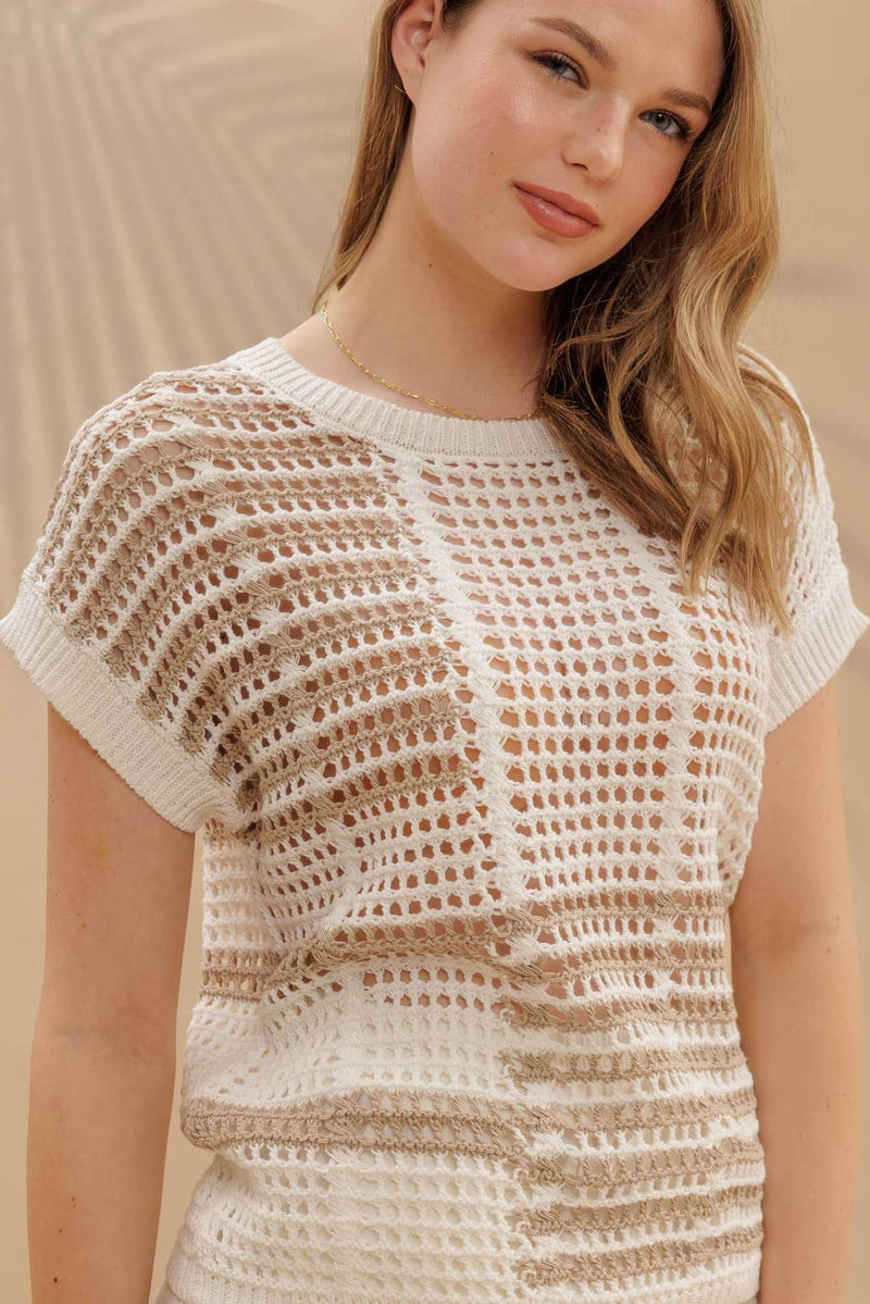 Kayla Crochet Top