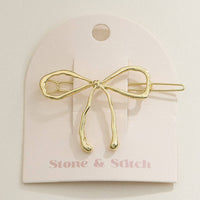 Metal Flower Hair Claw Clip