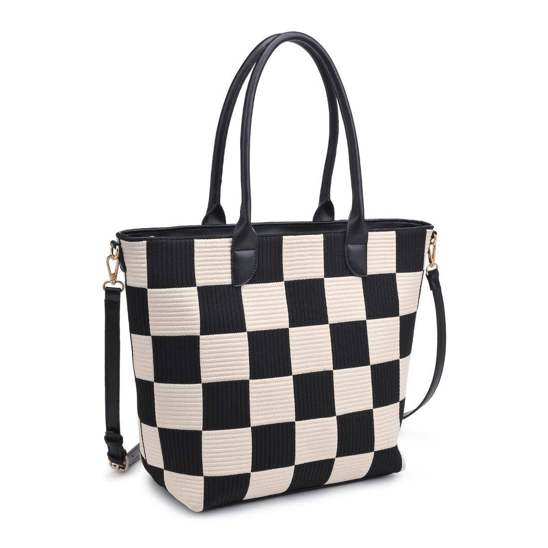 Betty Checkered Tote Bag