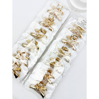 Metal Bow Medium Claw Clips