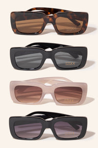 Thick Frame Rectangle Sunglasses