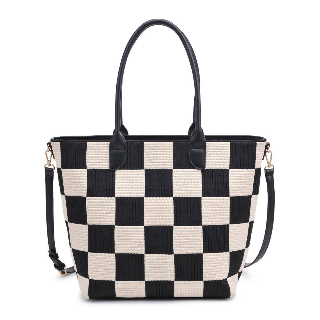 Betty Checkered Tote Bag