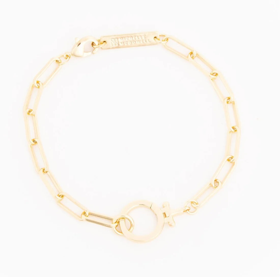 Thea Chain Charm Bracelet