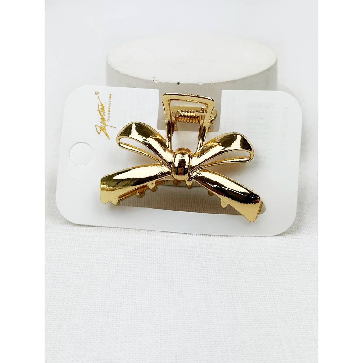 Metal Bow Medium Claw Clips