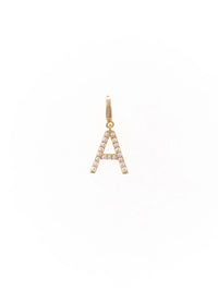 Avery Initial Charm-Luxe