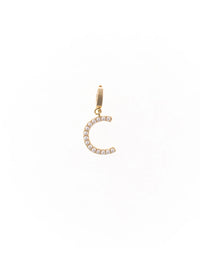 Avery Initial Charm-Luxe