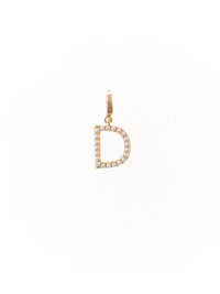 Avery Initial Charm-Luxe