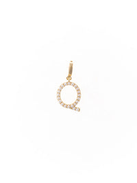 Avery Initial Charm-Luxe