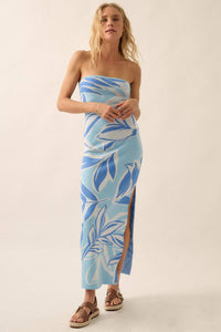 Bluebell Floral Maxi Sweater Dress