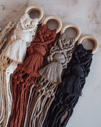 The Dakota Macrame Hat Hanger