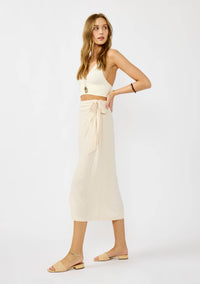 Cabana Wrap Midi Skirt