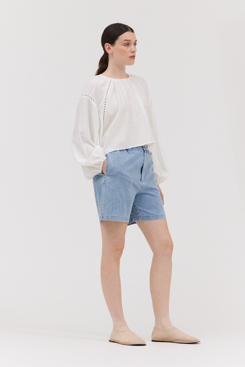 Bila Lace Trim Blouse