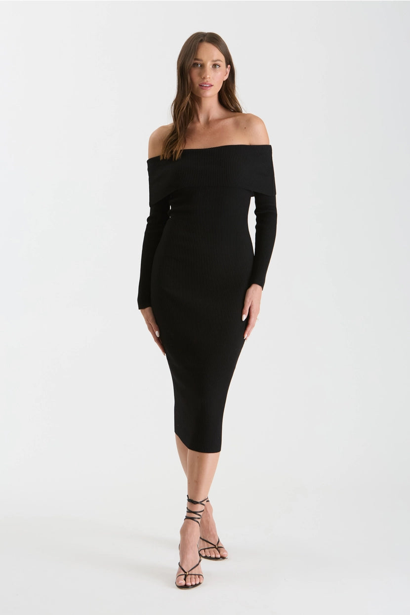 Gracie Off Shoulder Sweater Dress