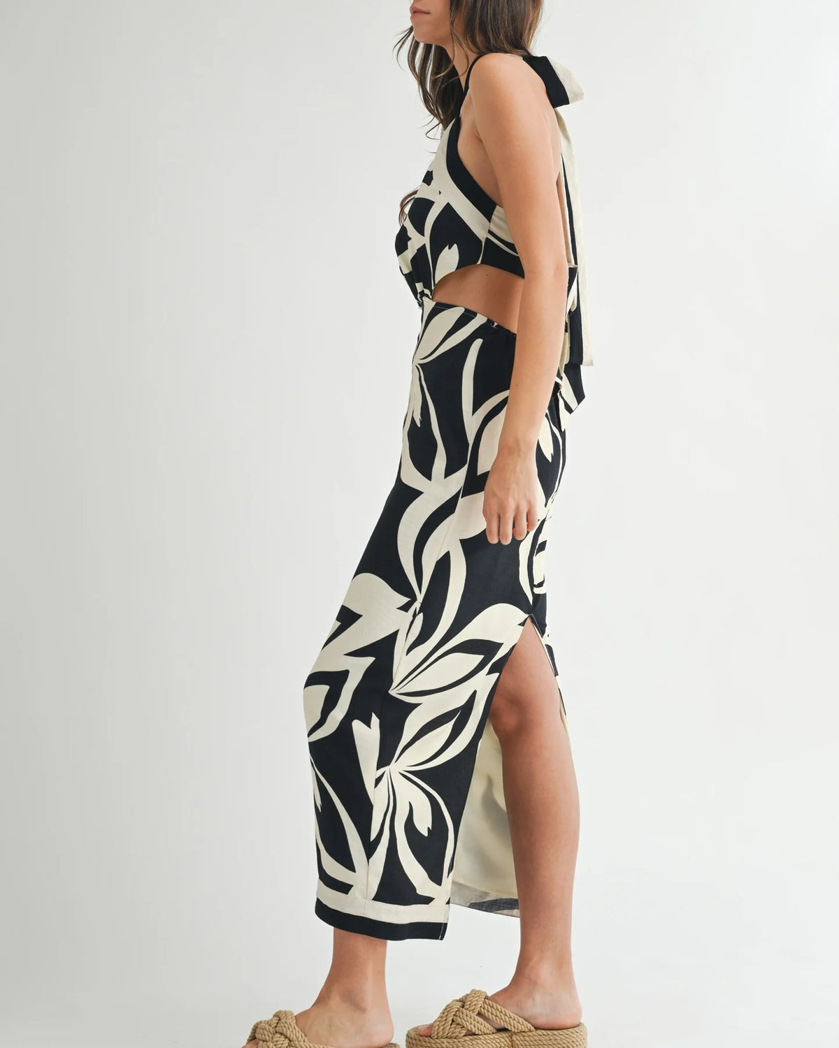 Palma Halter Midi Dress