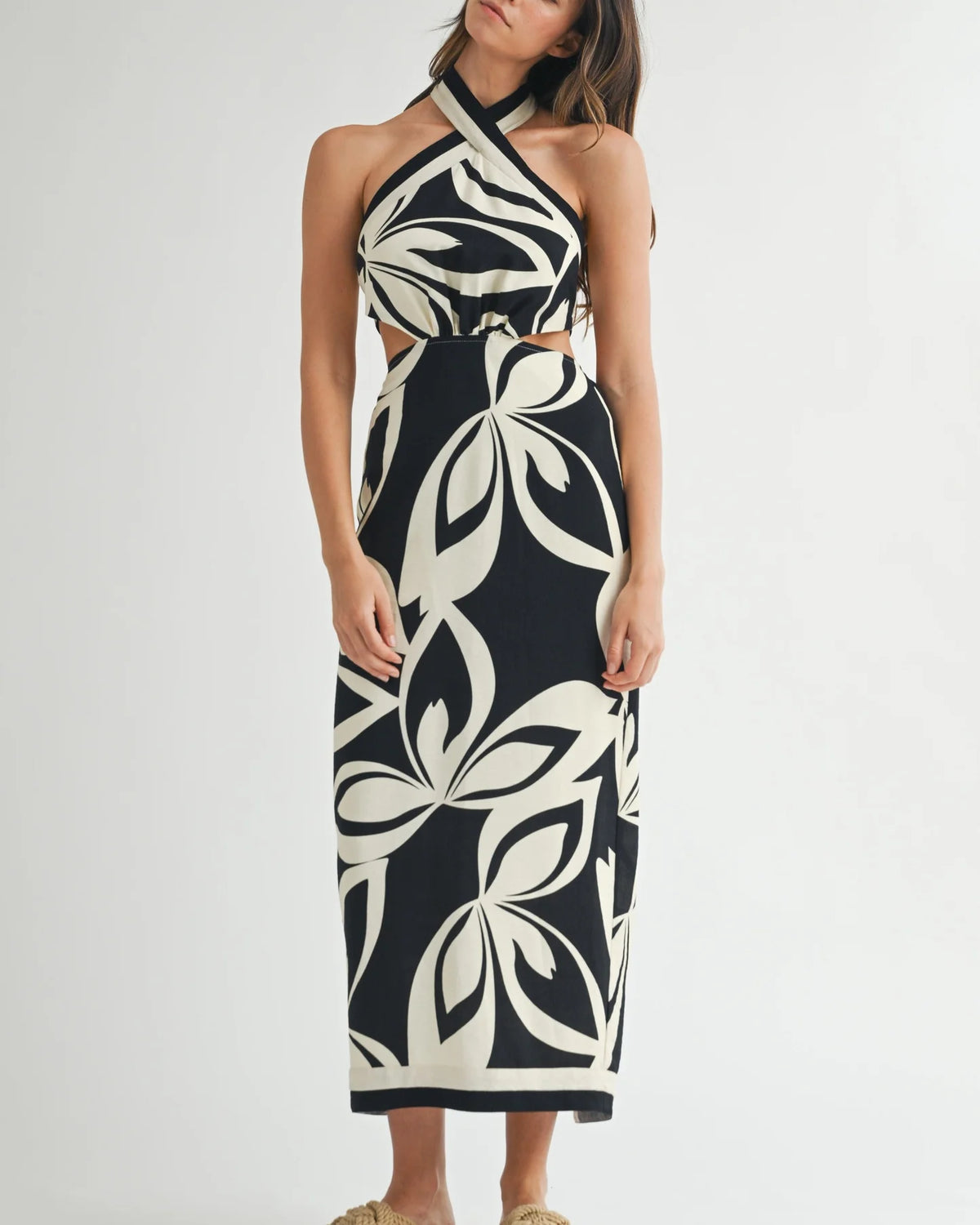 Palma Halter Midi Dress