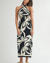 Palma Halter Midi Dress