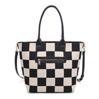 Betty Checkered Tote Bag