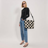 Betty Checkered Tote Bag