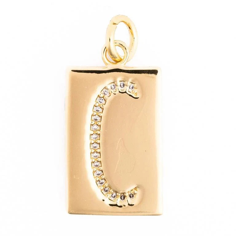 Christine Initial Charm-Thea