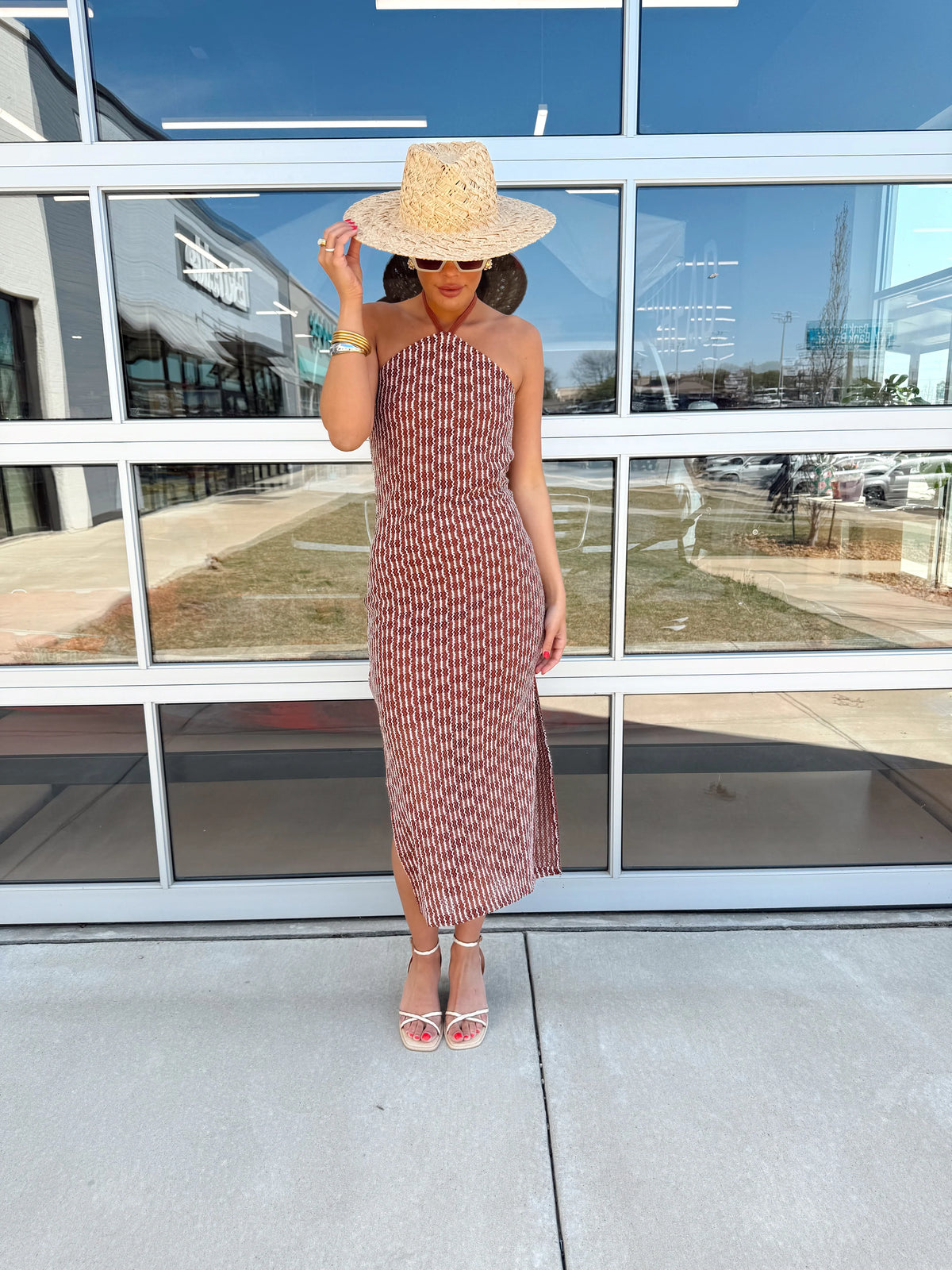 Tatum Halter Midi Dress