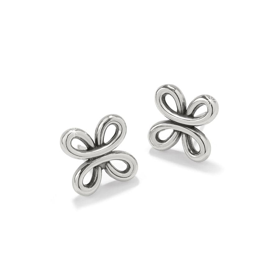Interlok Curve French Post Earrings