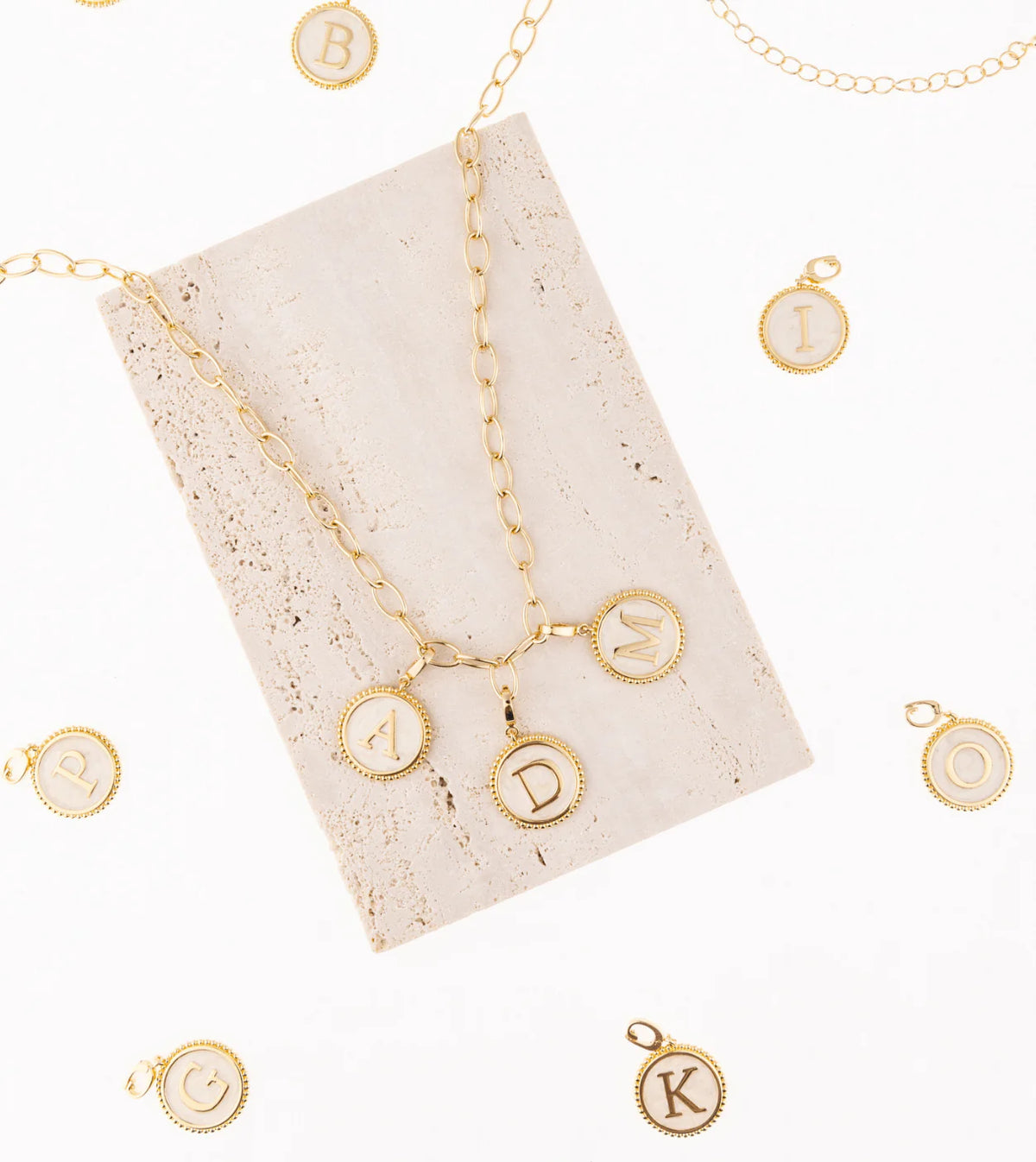 Madison Initial Charms-Luxe