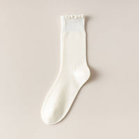 Mid Calf Frilly Sock