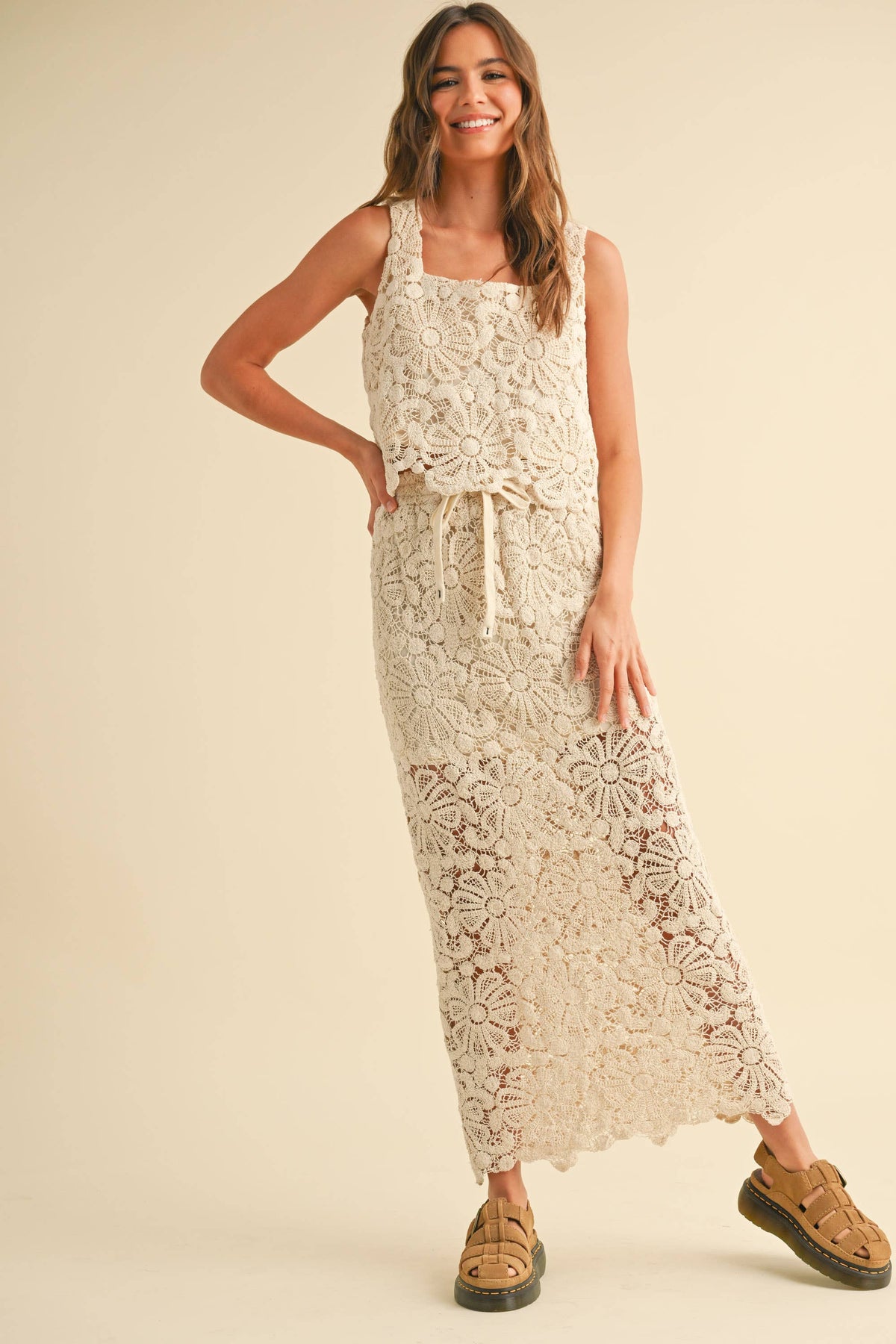 Flower Crochet Top