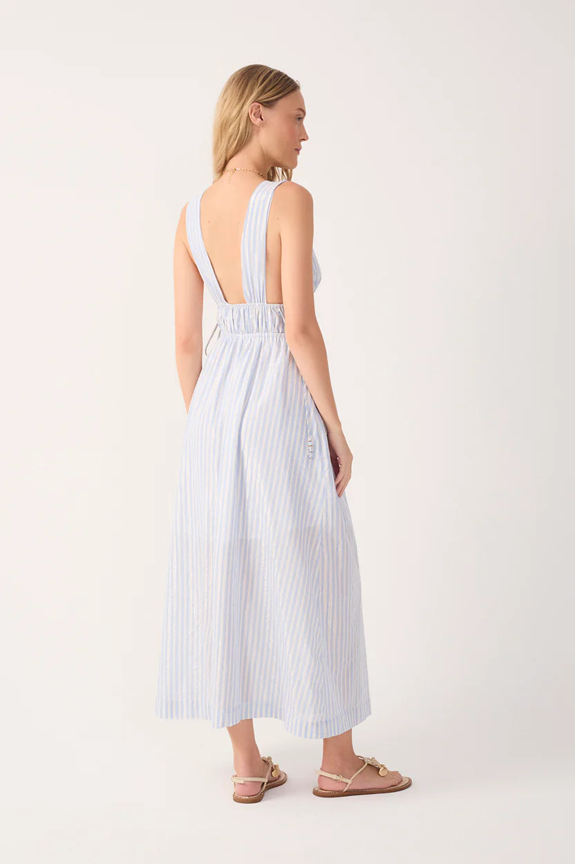 Lurex Stripes Maxi Dress