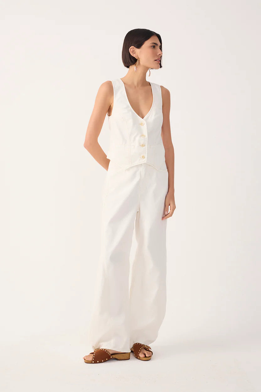 Linen Twill Tailored Pants