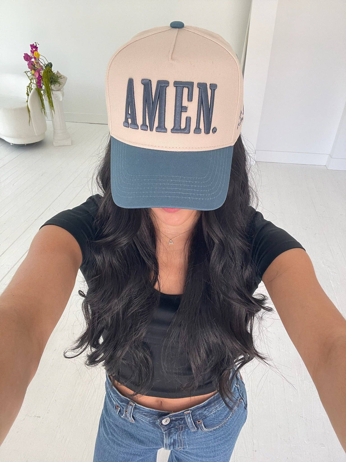 Vintage Trucker Hat- AMEN