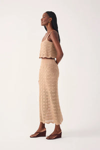 Waves Tricot Maxi Skirt