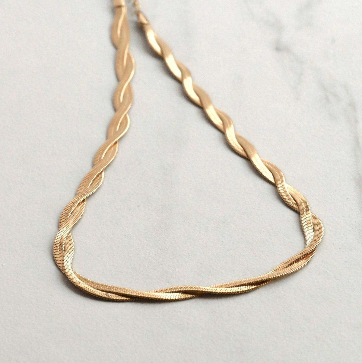 Twisted Herringbone Necklace