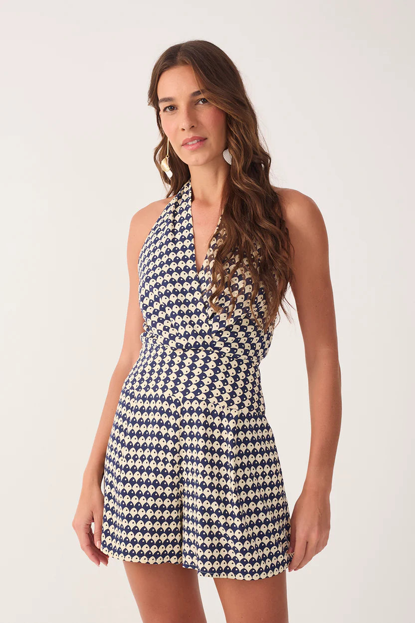 Escama Halter Neck Romper