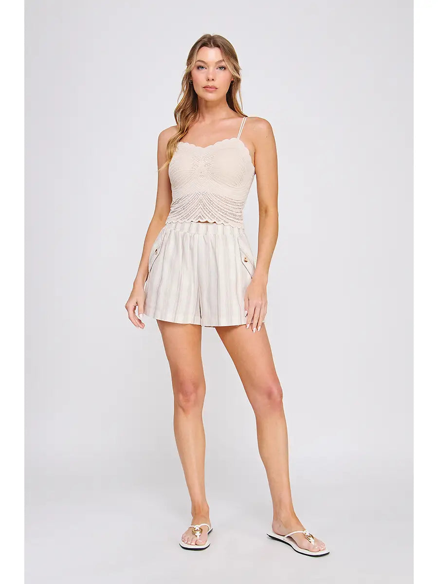 Scallop Lace Bralette Tank