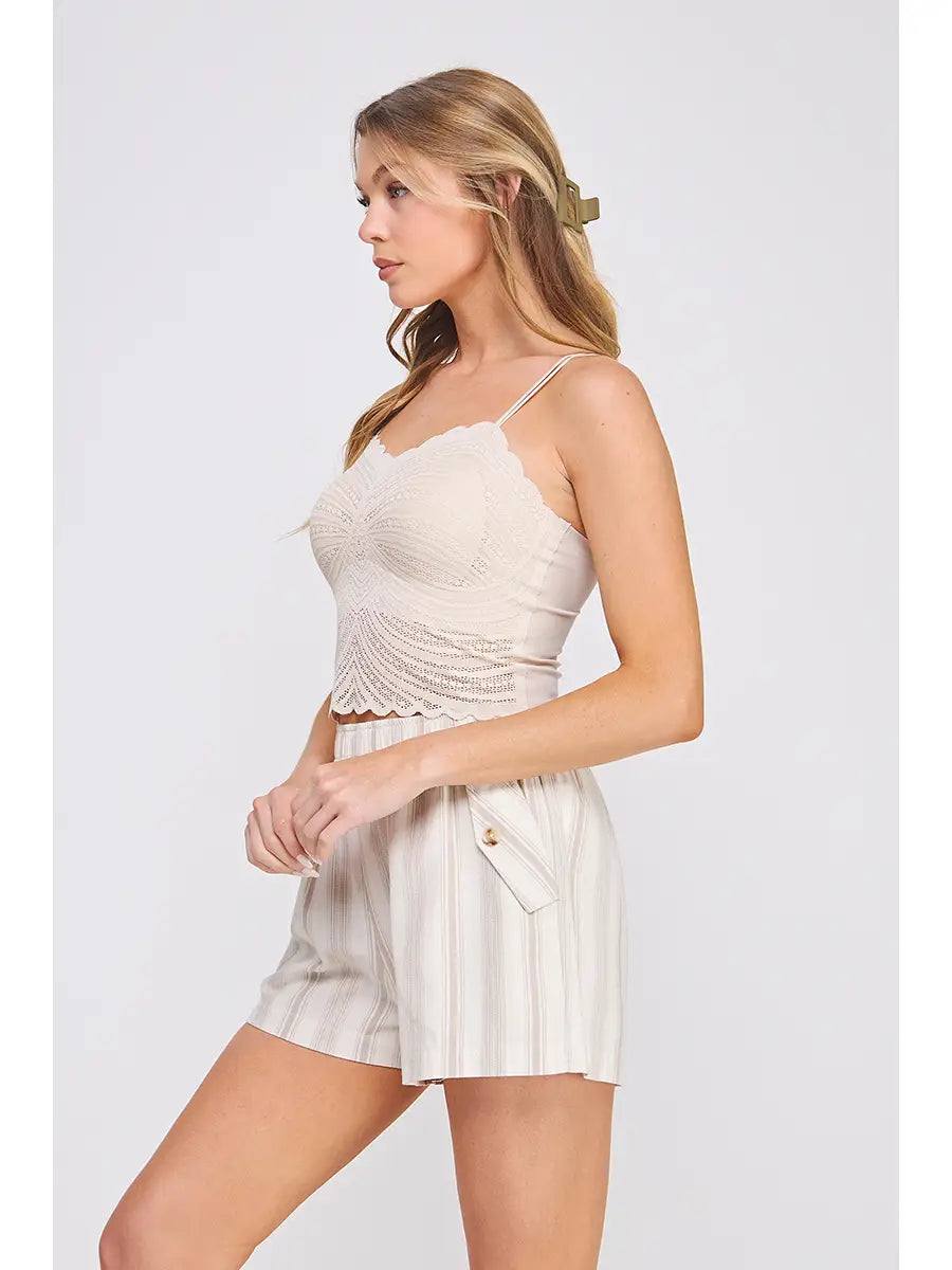 Scallop Lace Bralette Tank