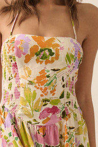 Garden Party Floral Midi Dress