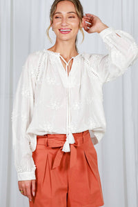 Florence Embroidered Blouse