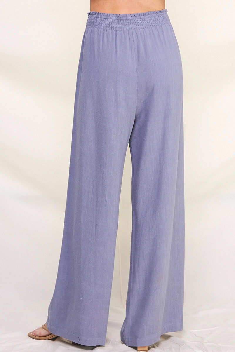 Collin Linen Wide Leg Pant