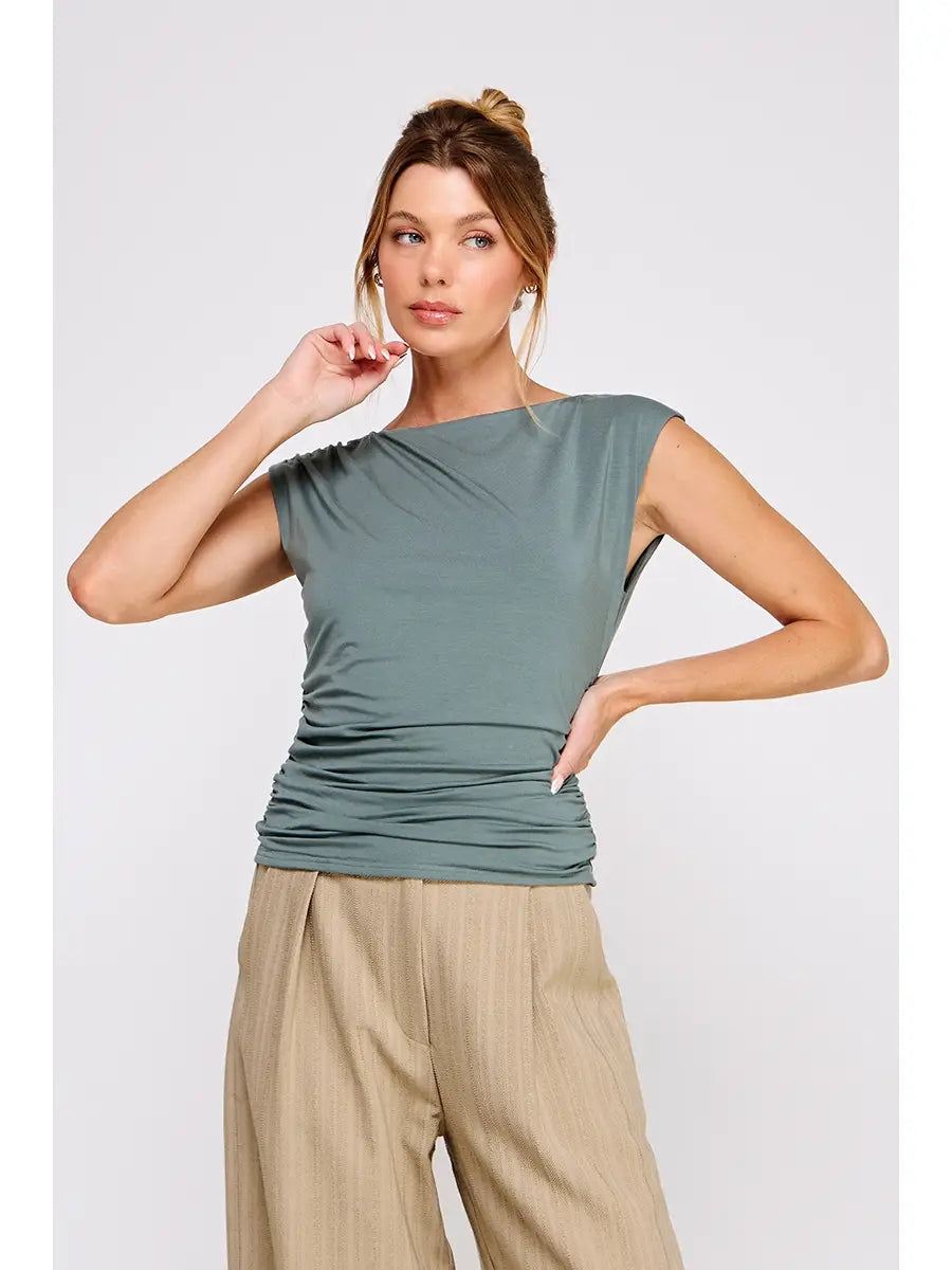Allie Boat Neck Top