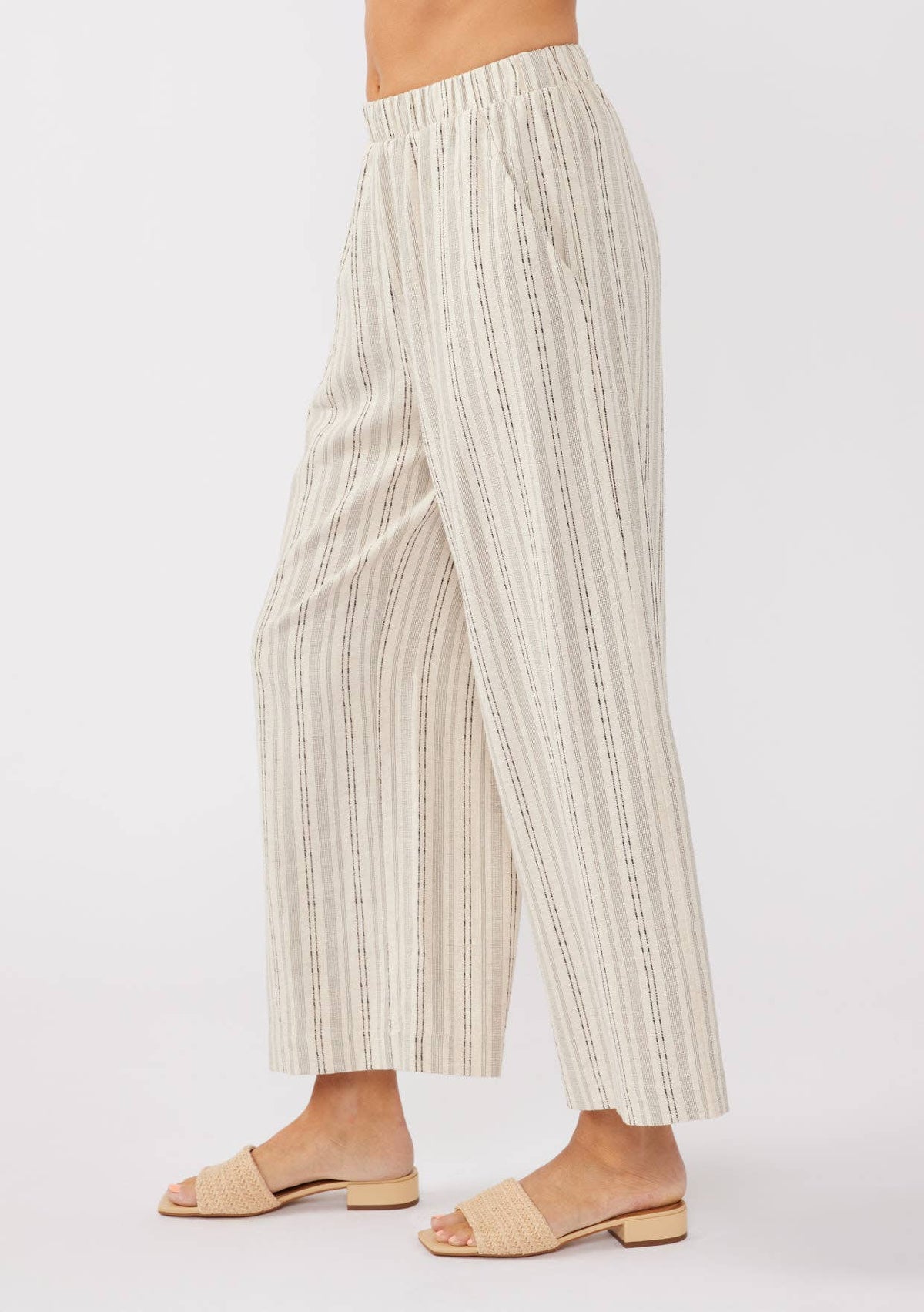 Striped Straight Leg Pants
