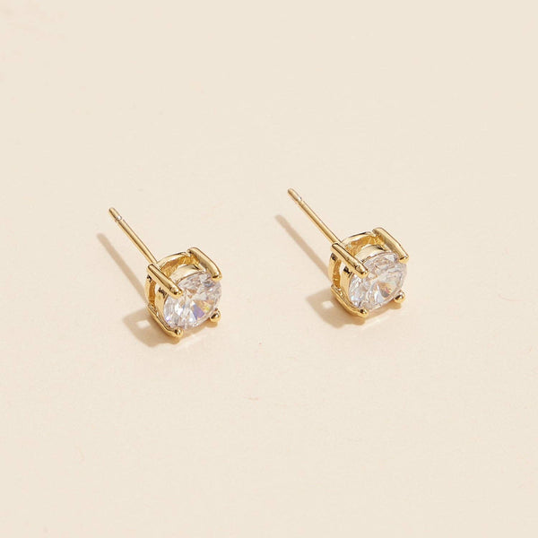 Stud Earrings 18K Gold Dipped
