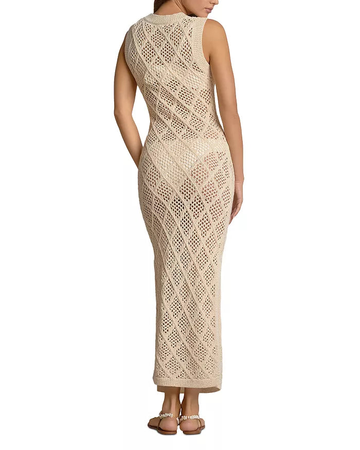 Lucia Crochet Maxi Dress Swim Cover-Up