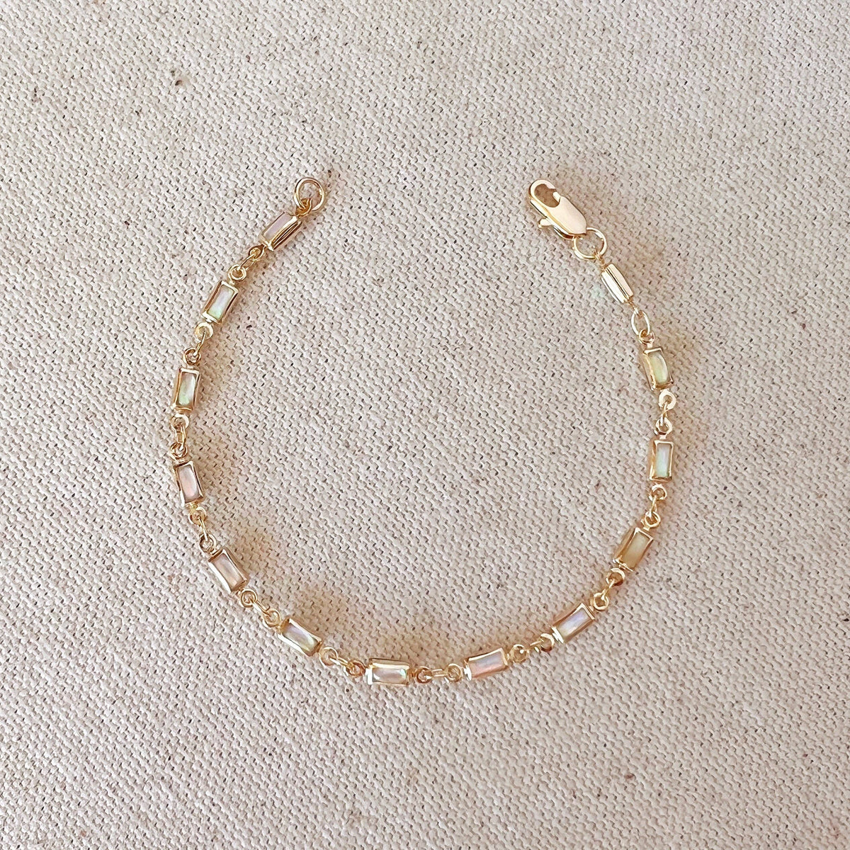 Opal Bracelet Gold Filled