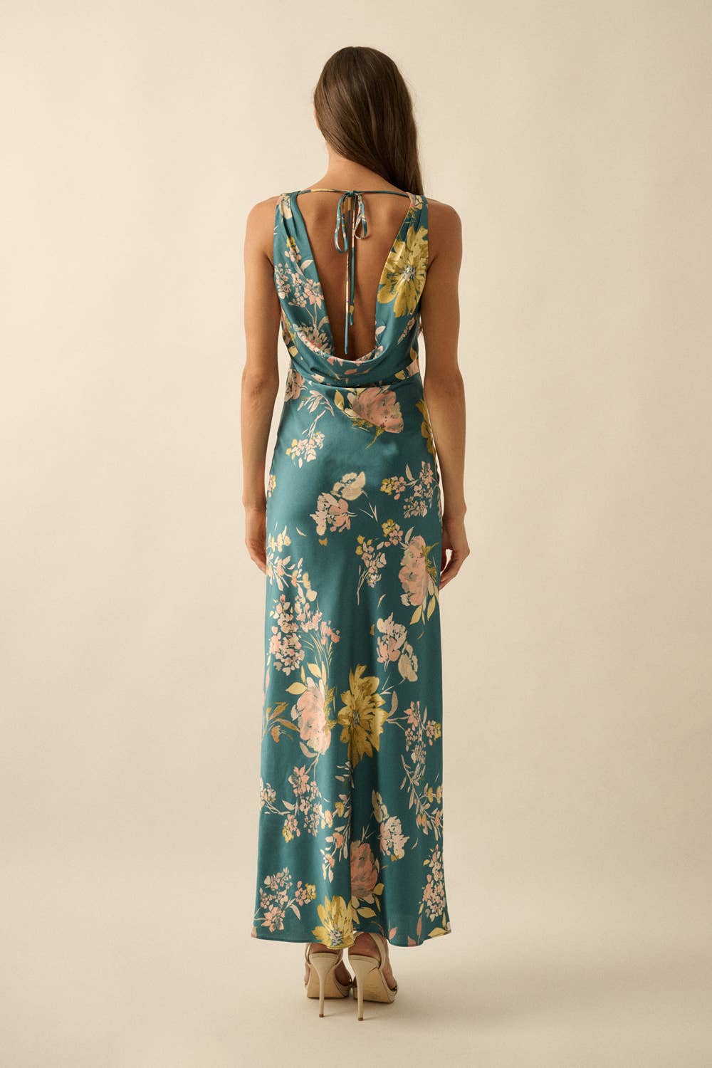 Millie Cowl Neck Maxi Dress