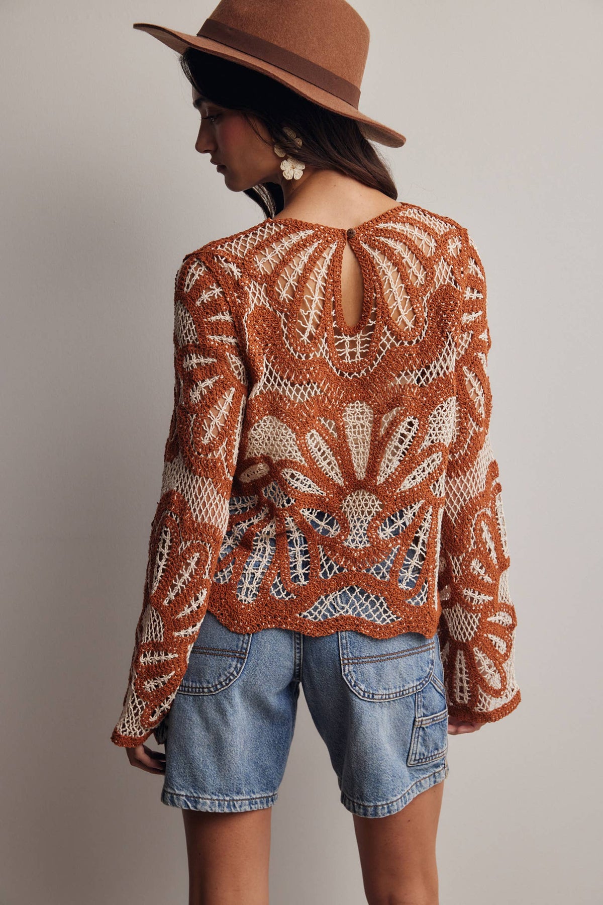 Crystal Crochet Sweater