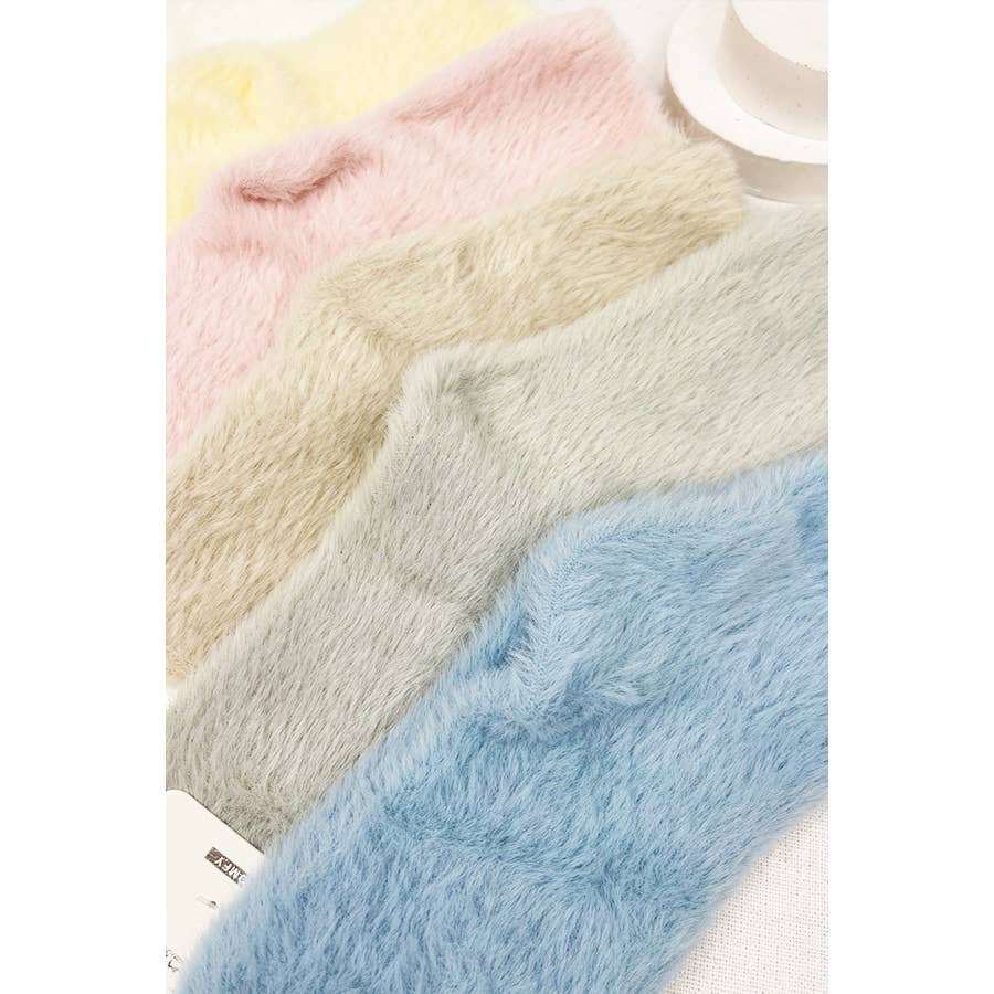 Cozy Pastel Color Socks