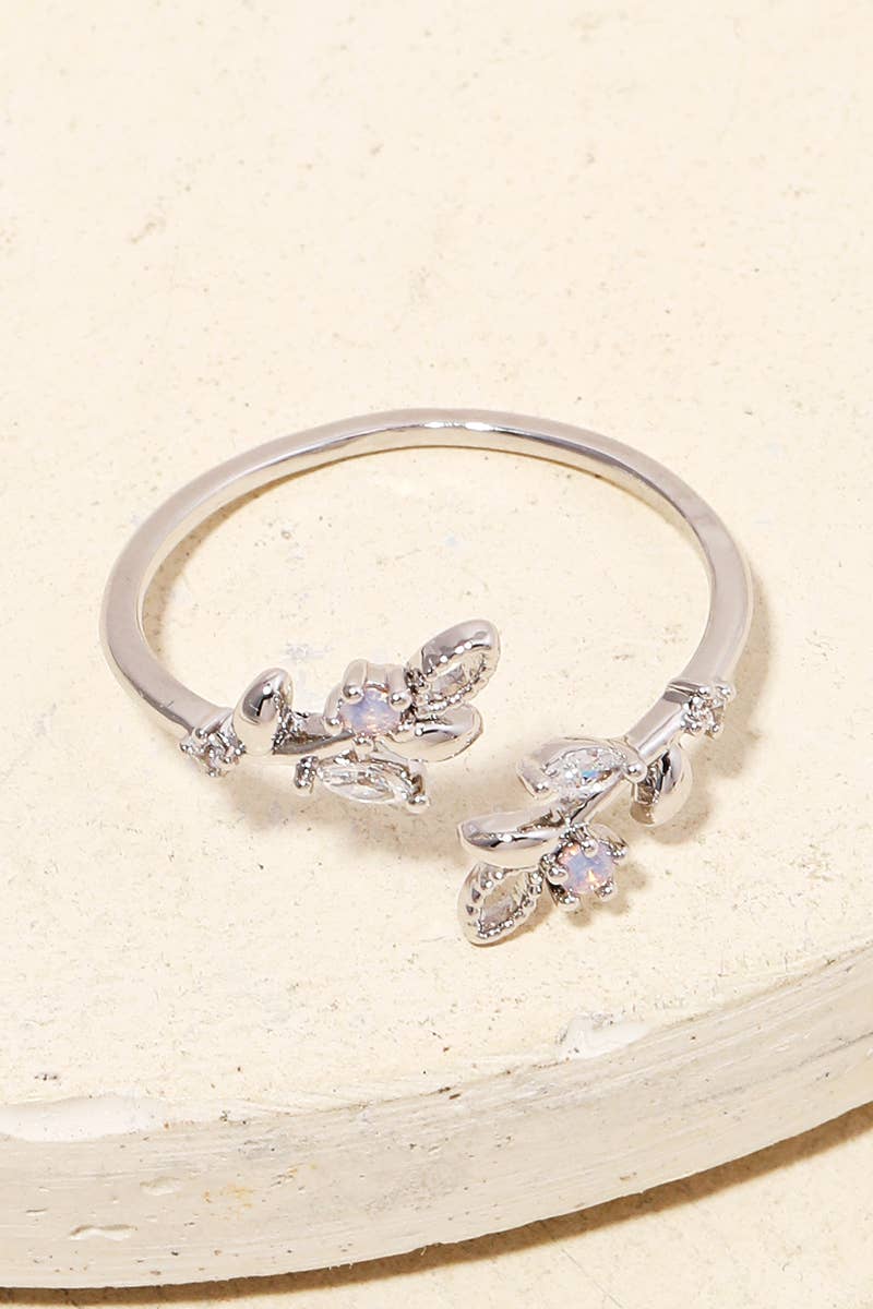 Open Leaf Ring