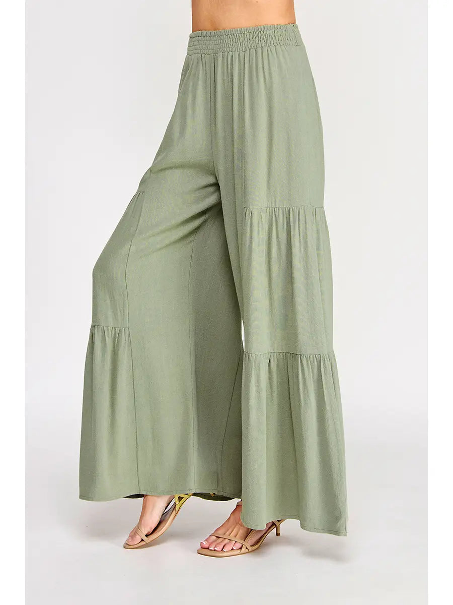 Heather Linen Pants