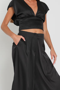 Evie Satin Top